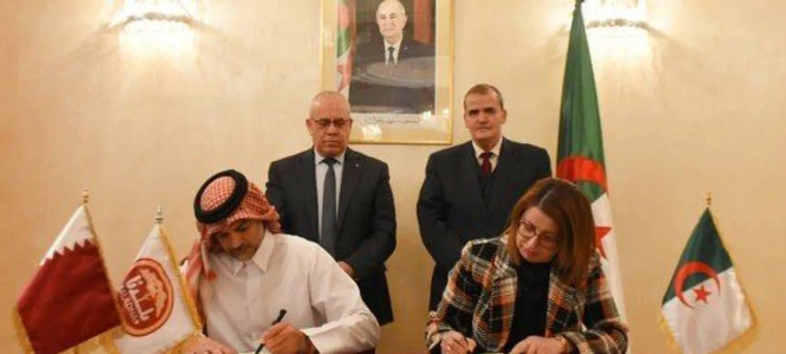 قطر-والجزائر